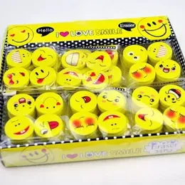 EMOJI FACE ERACER/4 Pieces /Stationery
