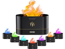 7 Color Air Humidifier Flame Lamp