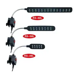 RS Electrical RS-38L/58L/68L For 20-60cm Tanks Aquarium Fish Tank LED Flexible Light Lamp Clamping Light