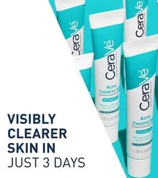 CeraVe Acne Control Gel 40ml | Salicylic Acid Treatment for Clear, Smooth Skin