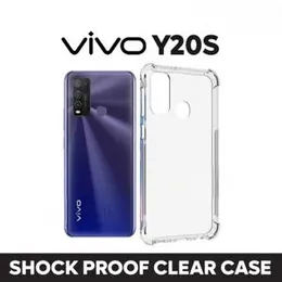Luxury Shockproof Transparent ThickBallon Bumper Case For Vivo Y20s Crystal Transparent Premium Quality Shockproof Protective Phone Shell Vivo Y20sÂ 