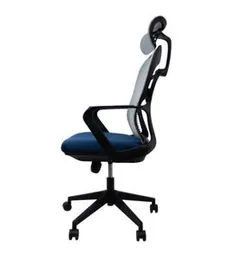 GREY/BLUE HIGH-BACK MESH MANAGER CHAIR A100