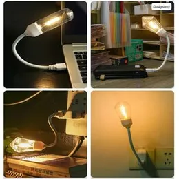 USB Flexible LED Night Lamp â Portable, Energy Saving, Warm Light for Laptop & Power Bank