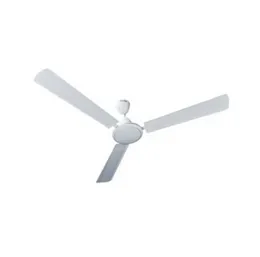 Kelani Ceiling Fan White 1400-WHITE 56 Inch 3 Blades 74W 300 RPM Aluminum Body