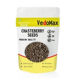 VedoMax Chasteberry Seeds for Tea | Vitex Agnus-Castus | Monk's Pepper | Monk Fruit | Nirgundi | - (100 GM)(FROM INDIA)JEZ