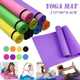 Yoga Mat Lightweight Eco Fitness Mats 173*60*0.4CM
