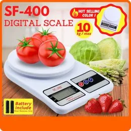 SF-400 10kg/1g Electronic Digital LCD Display Household Weighing Kitchen Scale High Precision Home Weight Scale 1g to 10 Kg Food Cake Sweets Rice Toma