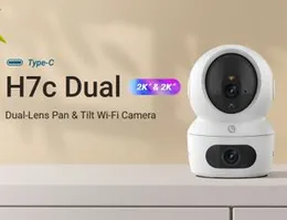EZVIZ H7C 4MP 2Kâº Dual-Lens Pan Tilt Human Tracking Smart Color Wi-Fi Camera