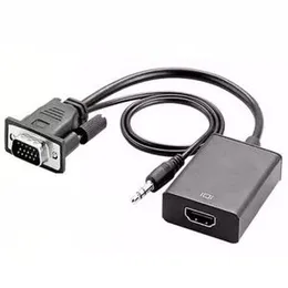 VGA to HDMI Converter Cable with Audio Support 1080P.