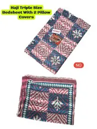 Haji Luxury Large Triple Size Bedsheet Set â Elegant Bedroom DÃ©cor