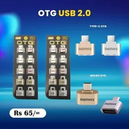Remax Micro OTG USB 2.0 Multicolor â Compact & Durable Micro USB to USB OTG Adapter