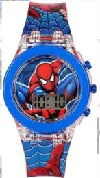 Spiderman Multicolored Digital Glowing Light Wrist Watch for Boys and Girls Spider-Man Digital Glow and Disco light ,12 second Glowing LED light Watch