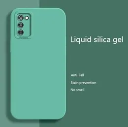 Soft Silicone Slimfit case Back Cover for Samsung A03 Green