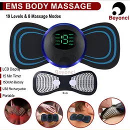 Neck Electric Massager Rechargeable Shoulder & Cervical Vertebra Massage Patch for Muscle Pain Relief
