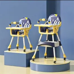 Baby High Chair | Newborn Feeding Chair | Adjustable Removable Double Snack Tray