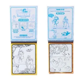 Magic Water Book with Pen - Animal Theme Color with Water Pen