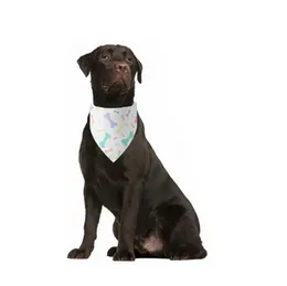 Pet Dog Bandana (Bone Pattern) Cat Puppy Kerchief Pet Dog Accessories Neckerchief Scarf Towel Premium Durable Soft Lightweight Fabric