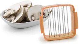 Nicer Dicer Quick Chopper for Fruit and Vegetables, 5 in 1 Multi Cutter with Interchangeable Blade Inserts, 30 Cubes or 10 Slices with One Click (Oran