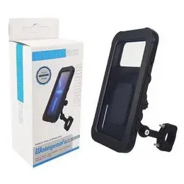 2 In 1 Motor Phone Holder Bicycle Phone Holder Handlebar Mirror Waterproof Flip Cover