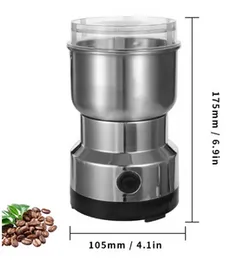 Electric Coffee Grinder â Stainless Steel Blade | Herb, Nut & Spice Crusher | 360Â° Grind