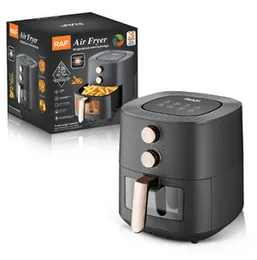 RAF R.5233 Air Fryer 7.6L 1700W - Mechanical Dual Knobs 80-200Â°C Non-Stick Basket 360Â° Air Circulation Healthy Fryer