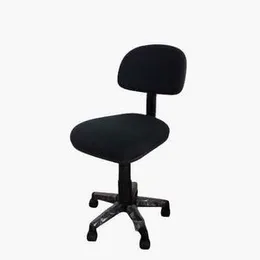 BLACK FABRIC COMPUTER CHAIR (PP BASE)