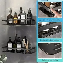 2 PCS PUNCH FREE WALL MOUNTED STORAGE SHELF