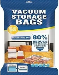 High Volume and Travel Storage Vacuum Bags for Clothes with Pump