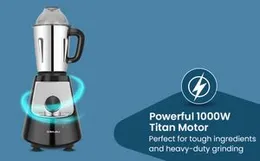 Bajaj Military Series Evoque 4 Jar 1000W Mixer Grinder