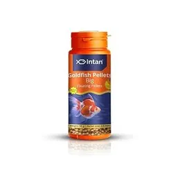 Intan Growel Goldfish Pellets Big 55g (2.5mm Floating) Highly Nutritious Ornamental Fish Food for all Goldfish - Ryukin, Red Cap, Ranchu & Lionhead Fi