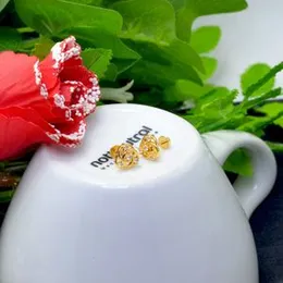 Gold Plated Flower Design Earring For Women.