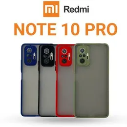 Gingle Jingle Series Xiaomi Redmi Note 10 Pro Anti-Knock Armor Protective Cover Translucent Matte Hard Phone Case