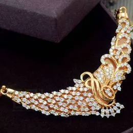 ESH Stylish Rich Look High Quality Gold Plated Sawadi Pendant with AD Stone for Women & Girls