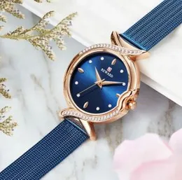 Reward Net chain Luxury Rhinestone Women Watch