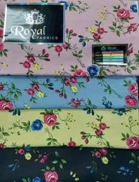 ROSHAN Printed Material â Premium Cotton Fabric (60" Width)