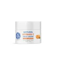 The Moms Co Vitamin C Face Cream for Women & Men | Oil Free Look | Orange Beads | Cream for Dry Skin & Oily Skin- 50 Gms