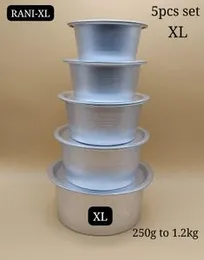 Rani cookware set 5pcs (250g to 1.2kg) XL