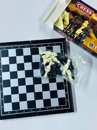 inch X 9 Inch 3 in One Board - Magnetic Chess Set Folding Portable Home Travel School Gift