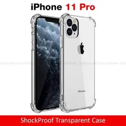 iPhone 11 Pro Transparent Shockproof ThickBallon Case - Clear TPU Bumper Case For iPhone 11 Pro Back Cover Premium Quality Anti Shock Airbag Phone Cas