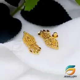 Gold Plated Stylish Beautiful Earring for women and Girls Screw Back.