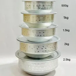 5pcs aluminum  pot set large