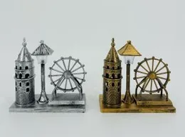 antique metal London landmark model ornaments