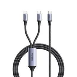 Ugreen 35087 2-in-1 100w Type-C Universal PD Fast Charging Cable 1.5m