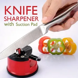 Stainless Steel Manual Mini Knife Sharpener with Suction Pad