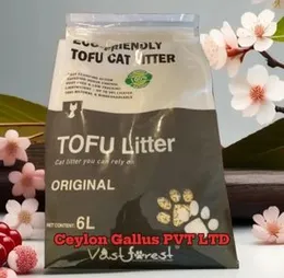 Tofu Cat Litter 6L Green Tea l Honey Peach l Original 2.4kg High Quality