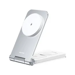 Maxco MW08 15w 3 In 1 Foldable Wireless Charger White