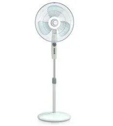 Innovex 16 Inch Stand Fan 3 Blades 3 Speed Setting 50W Copper Motor 1 Hour Timer Oscillation Height Adjustable 1 Year Warranty