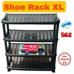 Shoe Rack XL Size heavy plastic 4 tier