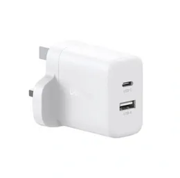 UGREEN 20W Type-C + USB Port Fast Charger UK White â X227 - 45315