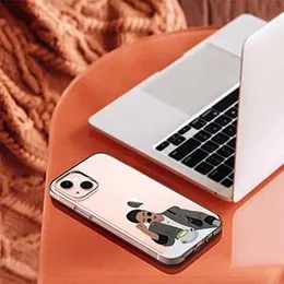 Fashionury Back Cover for Apple iPhone 13 Designer | Printed|Transparent |Flexible| Silicon-D0087 (FROM INDIA FAAZ)